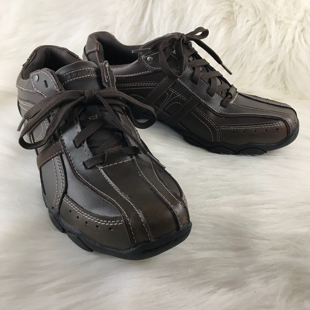 Skechers DIAMETER - MURILO Brown Mens Sneaker